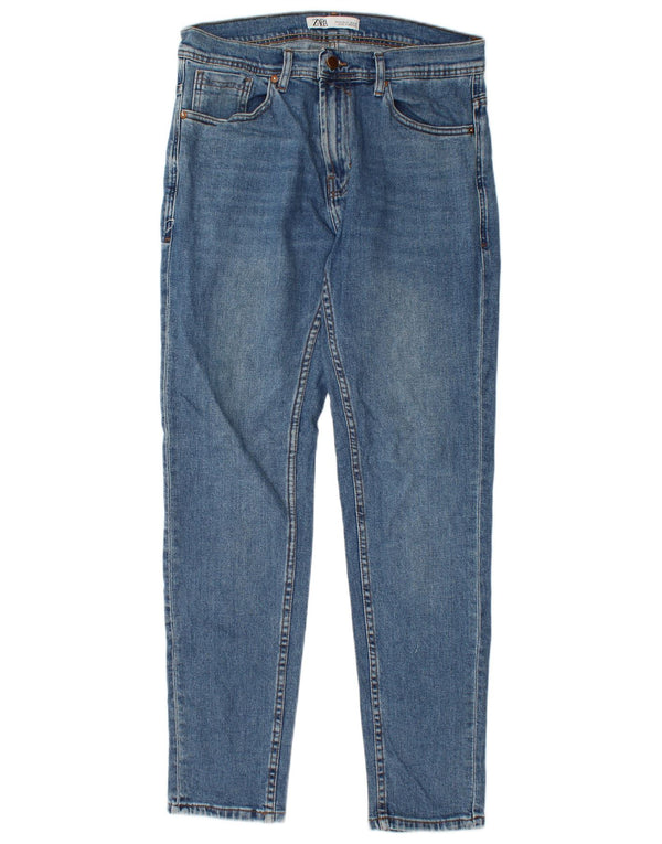 Zara Mens Slim Jeans EU 42 Large W32 L30 Blue