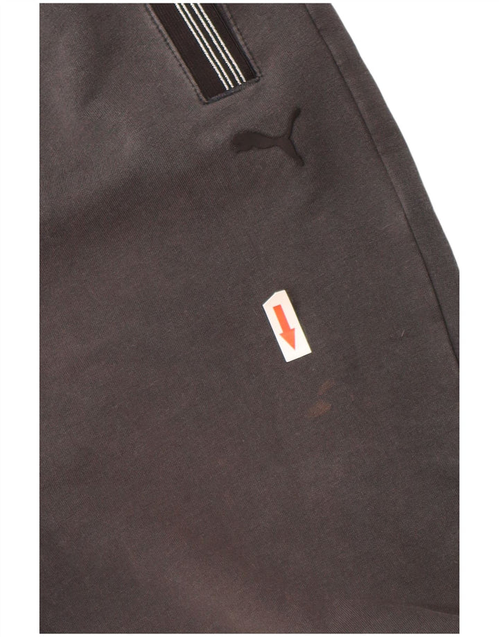 Puma Womens Tracksuit Trousers Joggers UK 14 Medium  Black Cotton