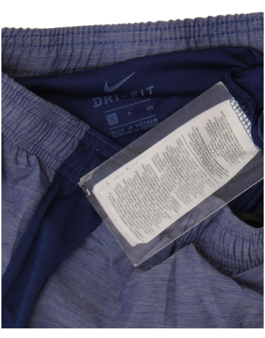 Nike Mens Dri Fit Sport Shorts Small Blue Colourblock Polyester