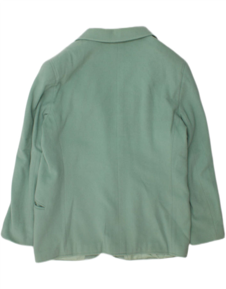 Vintage Womens 1 Button Blazer Jacket UK 18 XL  Green Wool