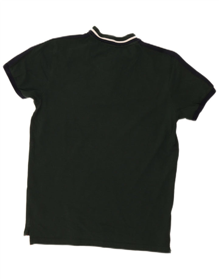 Le Shark Mens Polo Shirt Medium Green Cotton