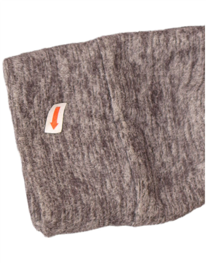 PUMA Boys Fleece Jacket 14-15 Years Large Grey Flecked Polyester