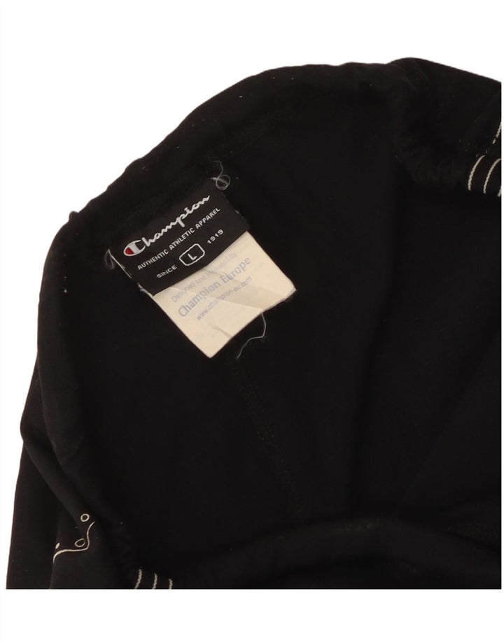 Champion Womens Tracksuit Trousers UK 16 Large  Black Polyamide