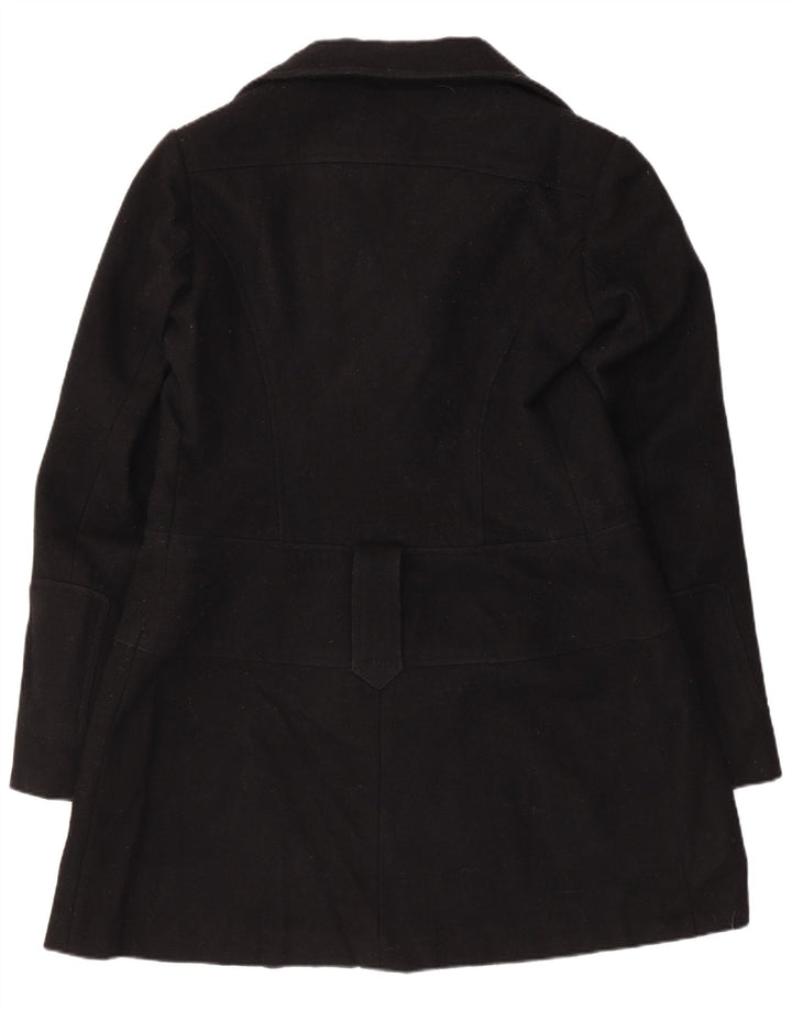 Guess Womens Pea Coat UK 18 XL Black Wool