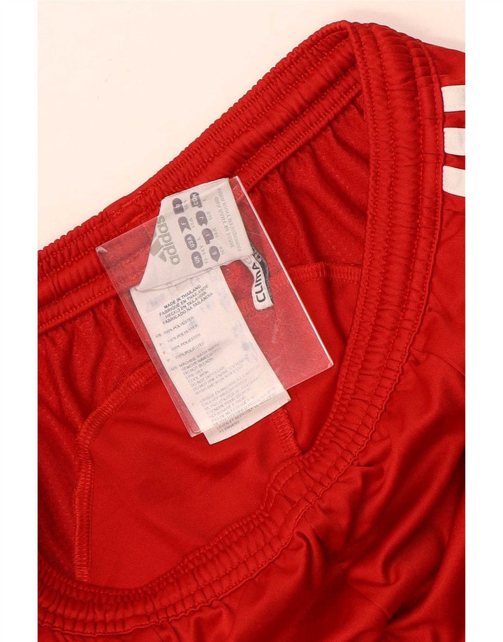 Adidas Boys Climacool Sport Shorts 13-14 Years Red Polyester