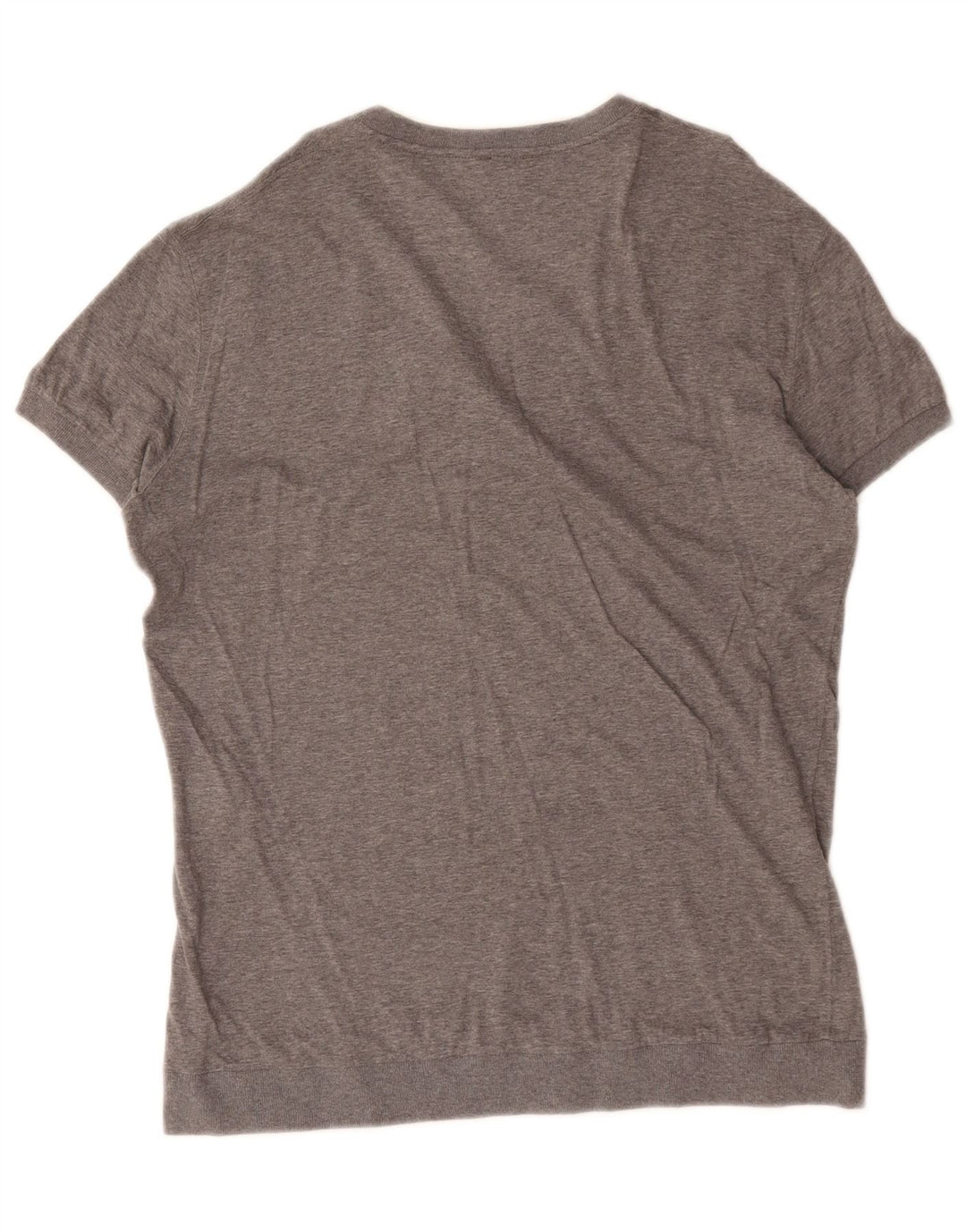 Dolce & Gabbana Mens T-Shirt Top Medium Grey Flecked Cotton