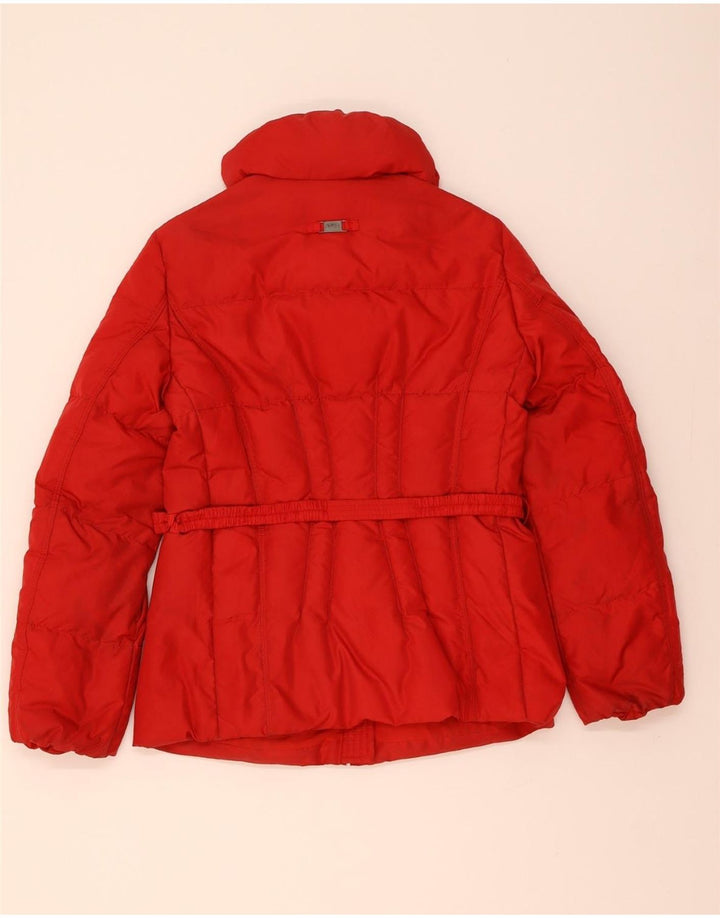 Armani Collezioni Womens Padded Jacket IT 44 Medium Red