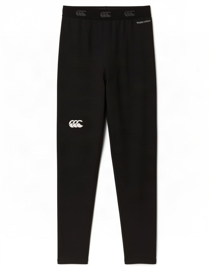 Canterbury Mens Graphic Leggings Medium Black Polyester