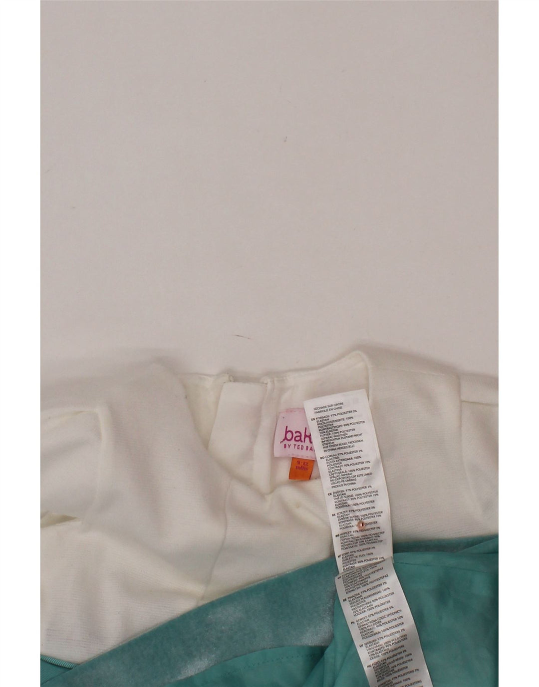 TED BAKER Baby Girls A-Line Dress 9-12 Months White Floral Polyester