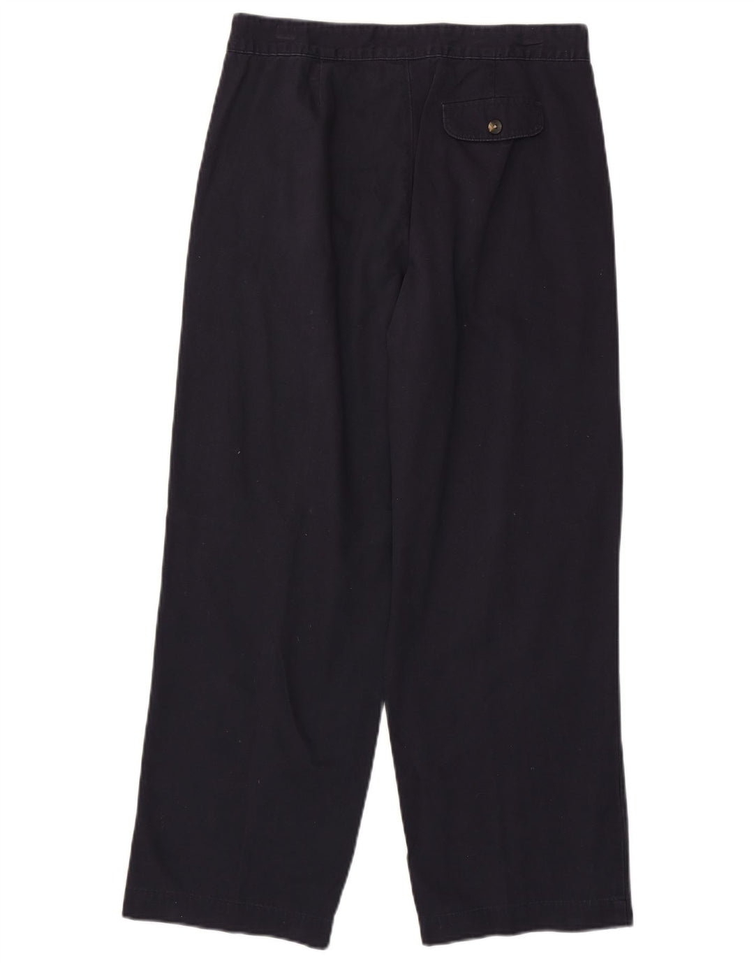 Lee Womens Khakis Straight Suit Trousers US 8 Medium W30 L28 Navy Blue