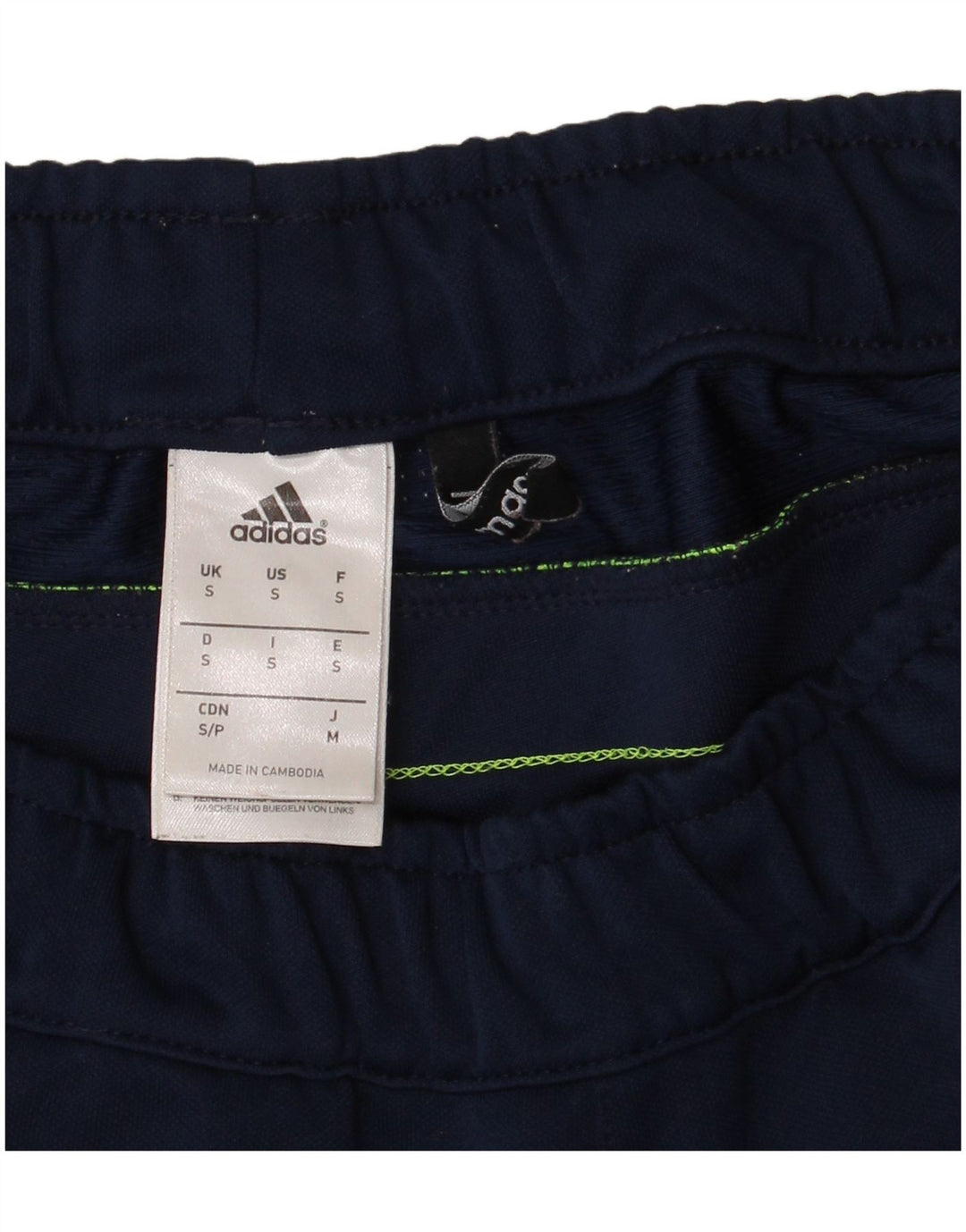 ADIDAS Mens Climacool Sport Shorts Small Navy Blue Polyester