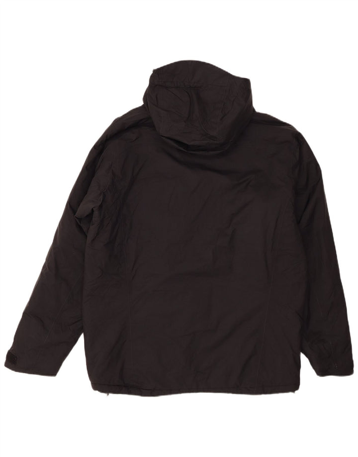Berghaus Mens Hooded Windbreaker Jacket UK 38 Medium Black Polyamide