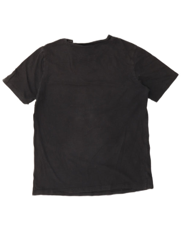 Adidas Womens Graphic T-Shirt Top UK 14 Medium Black