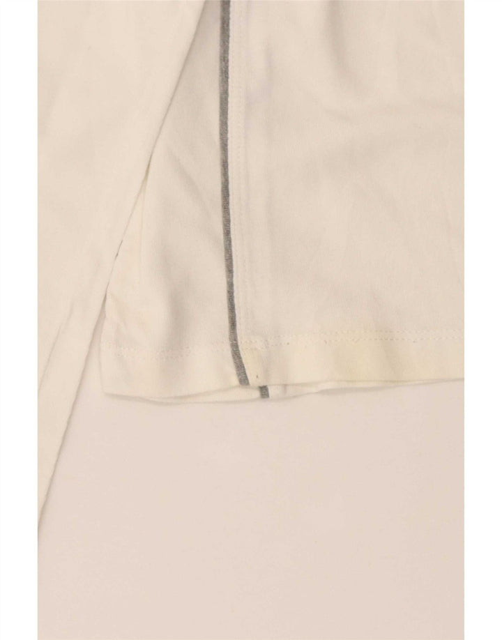Champion Womens Graphic Top Long Sleeve UK 12 Medium White