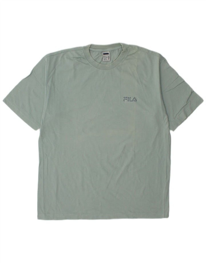 Fila Mens T-Shirt Top Small Green