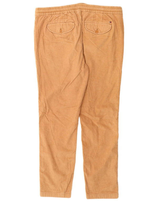 Tommy Hilfiger Womens Slim Corduroy Trousers Medium W30 L27 Beige Cotton