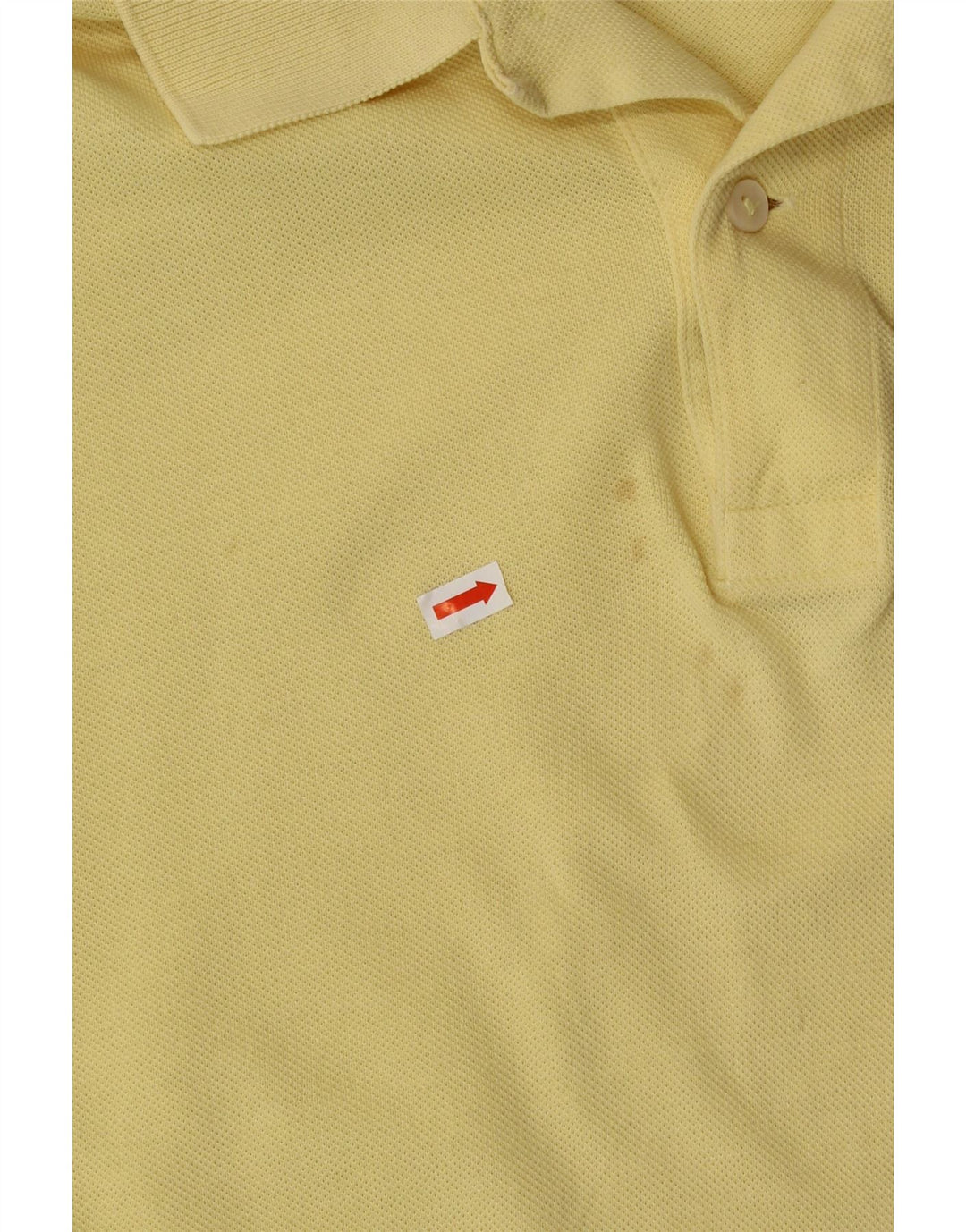 LACOSTE Mens Polo Shirt Size 4 Medium Yellow Cotton Vintage Lacoste and Second-Hand Lacoste from Messina Hembry 