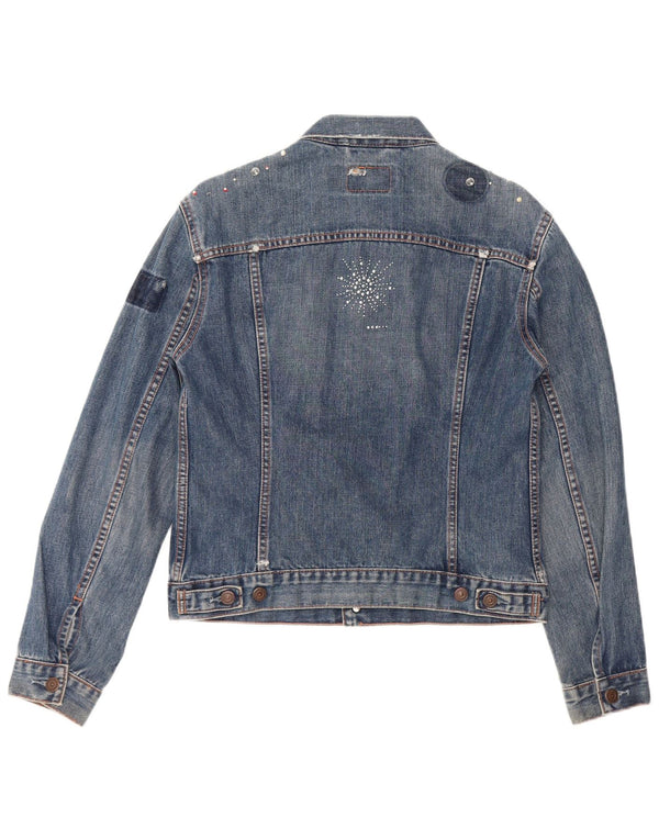 LEVI'S Girls Denim Jacket 11-12 Years Large Blue Cotton