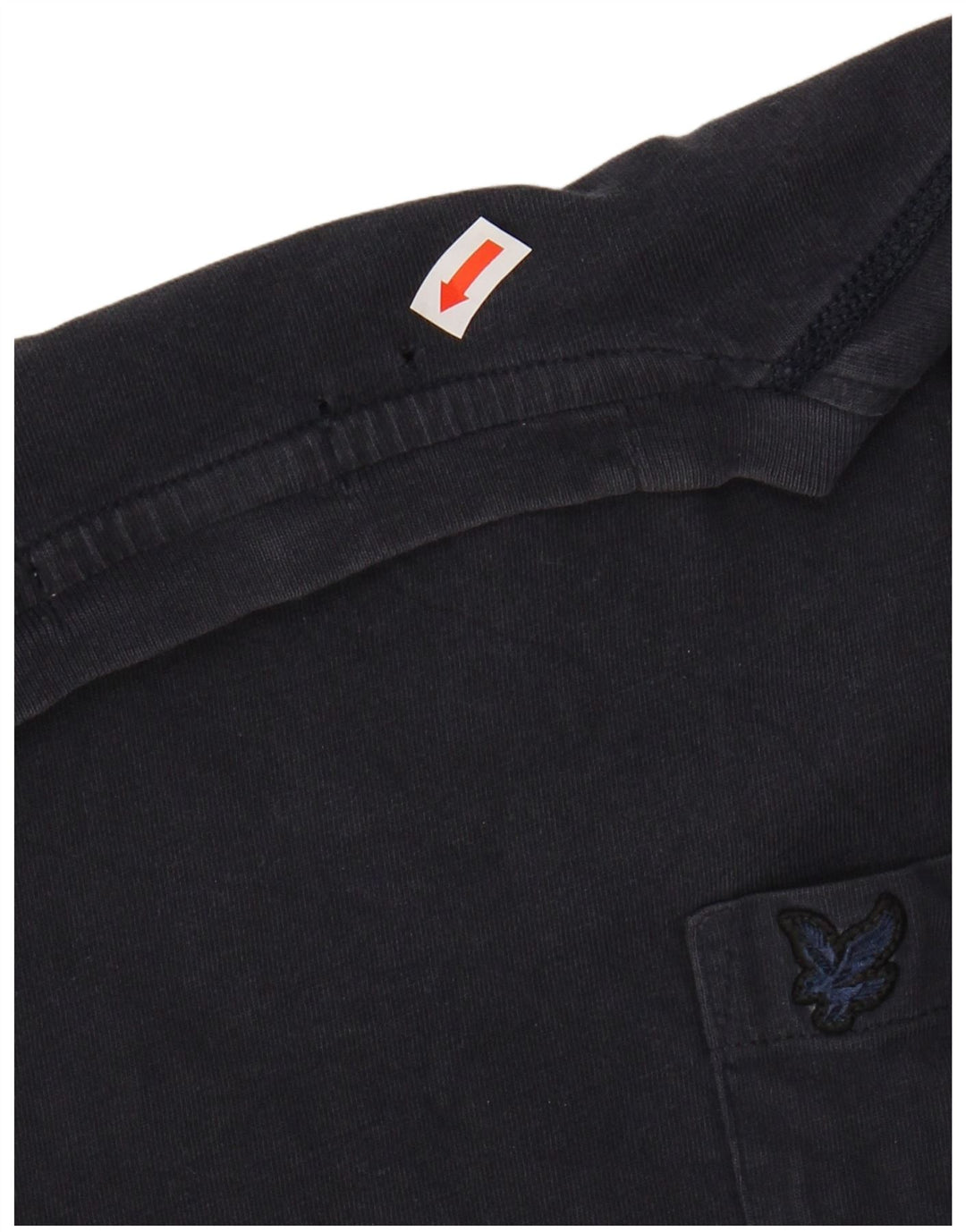 LYLE & SCOTT Mens Heritage T-Shirt Top Medium Navy Blue Cotton