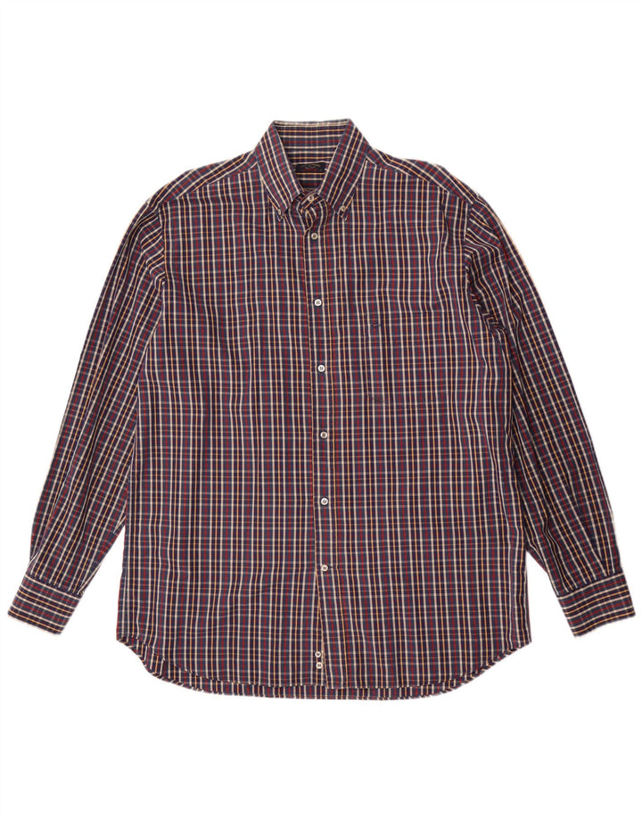 Paul & Shark Mens Shirt Size 42 Large Multicoloured Check