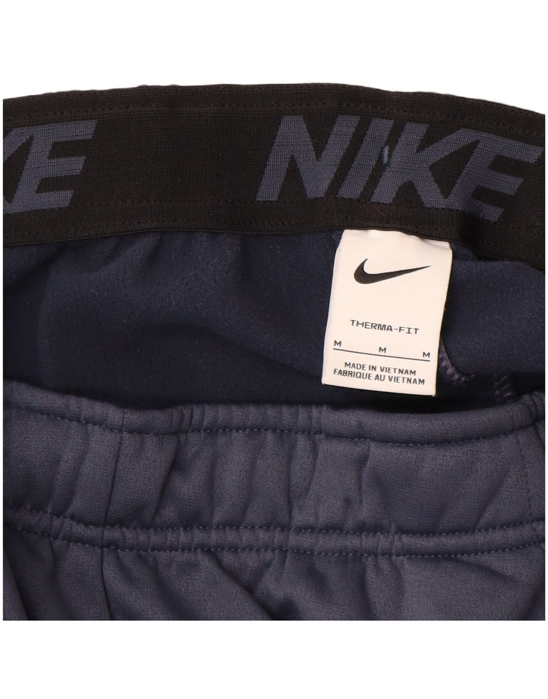 Nike Mens Therma-Fit Tracksuit Trousers Joggers Small Navy Blue Polyester