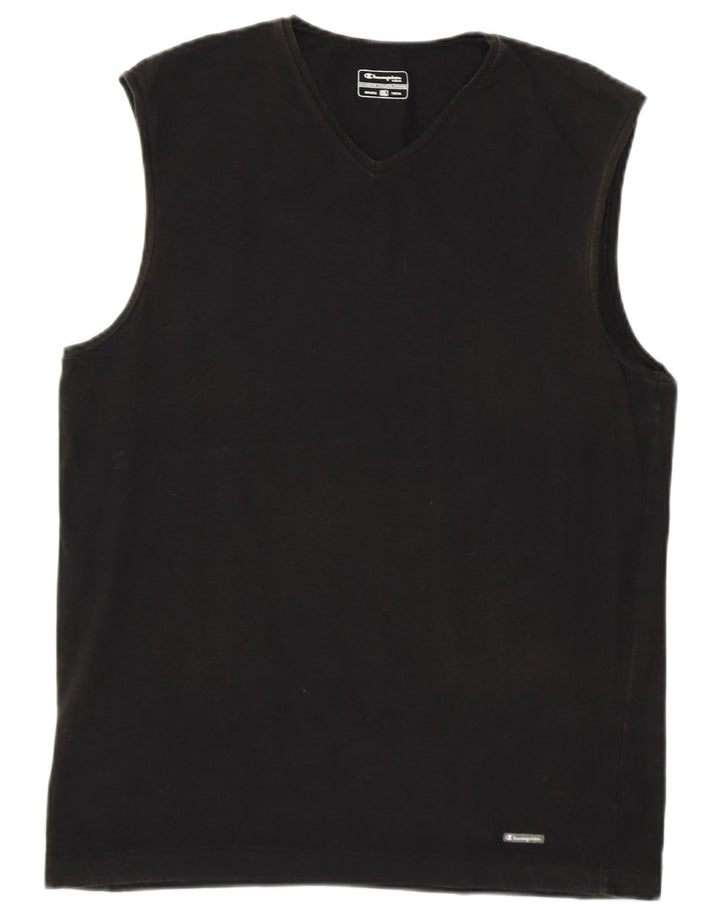 CHAMPION Womens Vest Top UK 20 2XL Black
