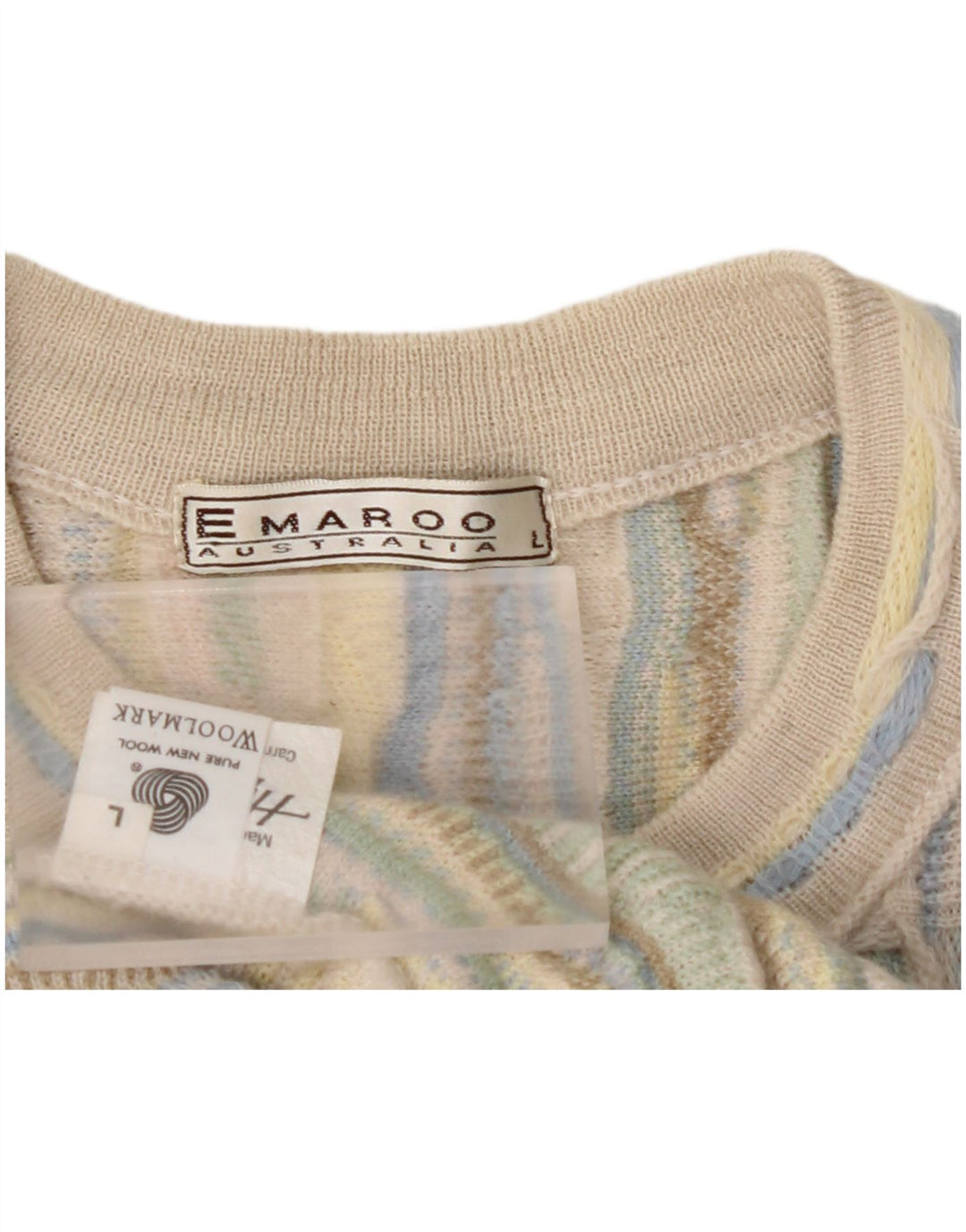 EMAROO AUSTRALIA Womens Cardigan Sweater UK 14 Large Multicoloured
