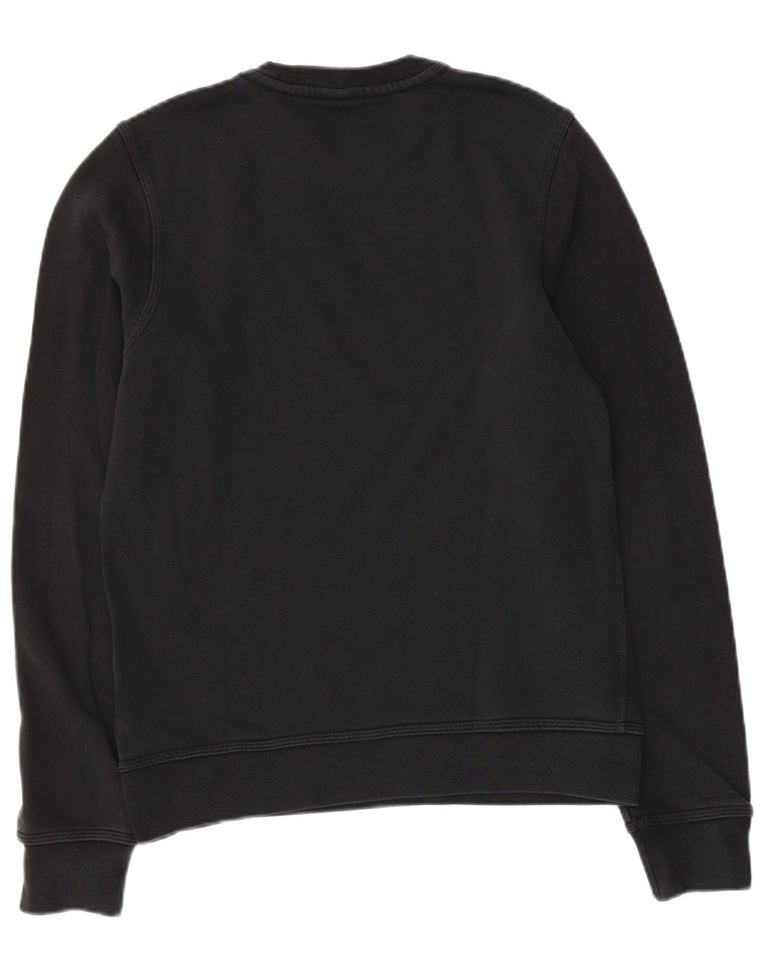 Nike Womens Sweatshirt Jumper UK 10 Small Black Cotton