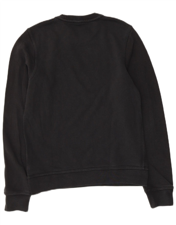 Nike Womens Sweatshirt Jumper UK 10 Small Black Cotton