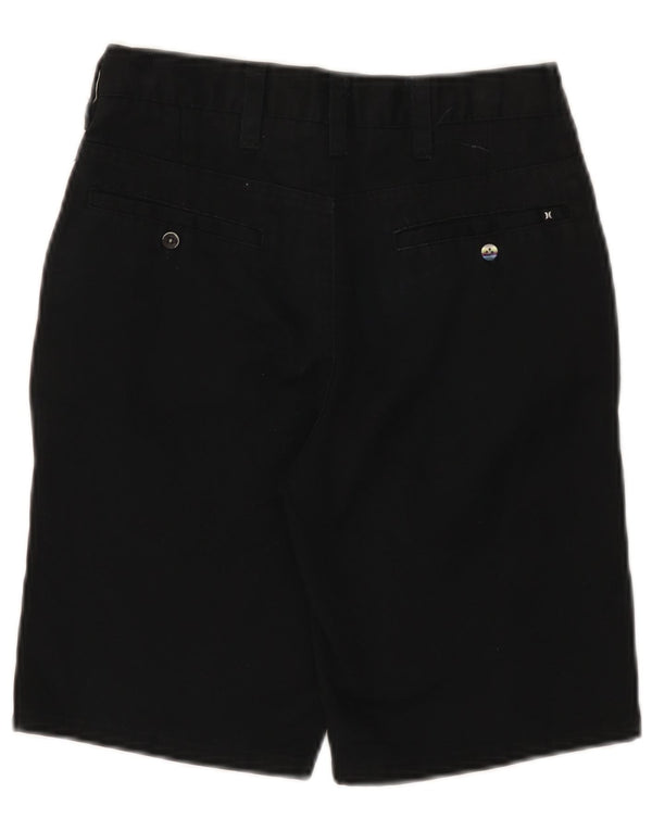 Hurley Boys Chino Shorts 11-12 Years W24 Navy Blue Cotton