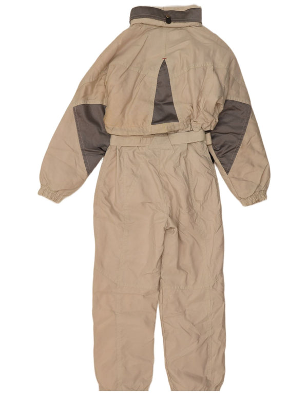 Colmar Womens Hooded Ski Jumpsuit IT 46 Large White Colourblock