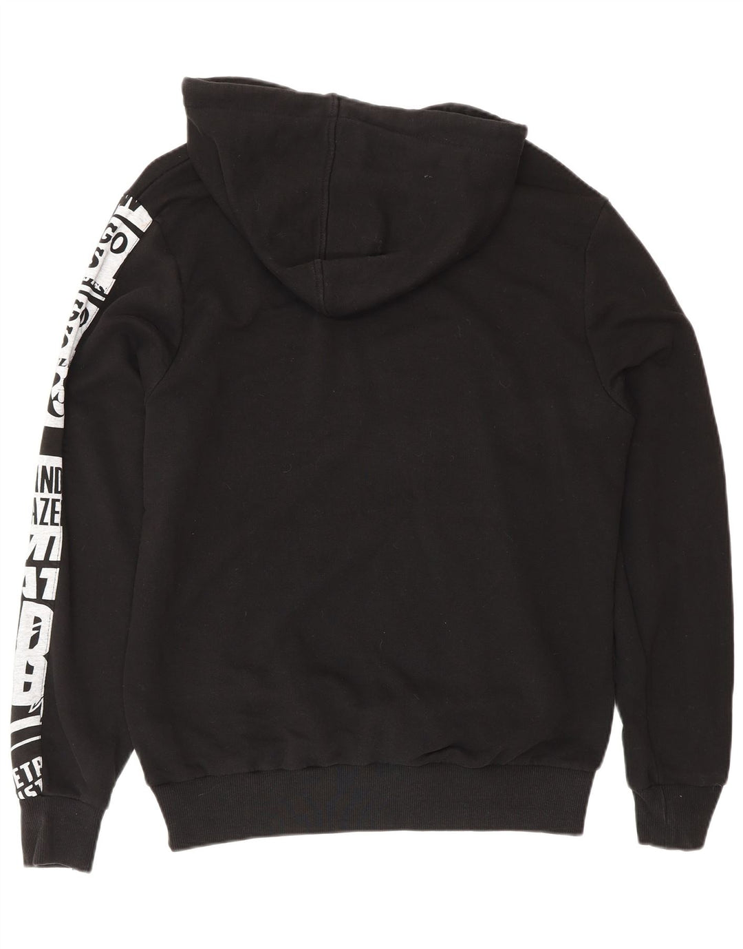 New Era Mens NBA Graphic Hoodie Jumper Medium Black Cotton