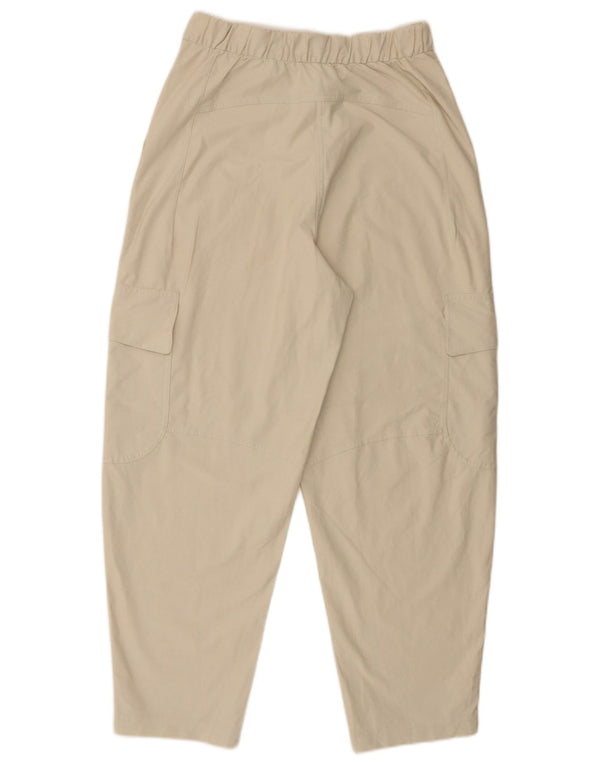 Lululemon Womens High Waist Loose Fit Cargo Trousers W27 L27 Beige