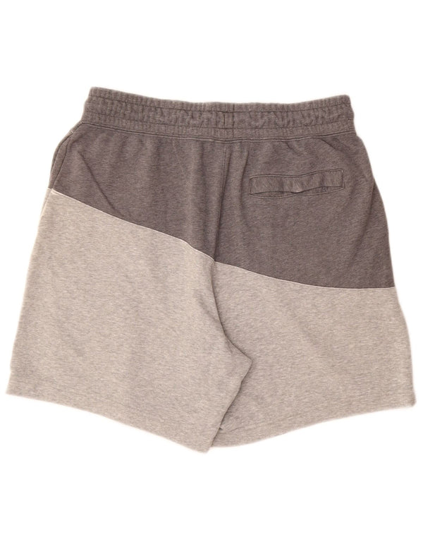 NIKE Mens Sport Shorts Large  Grey Colourblock Cotton