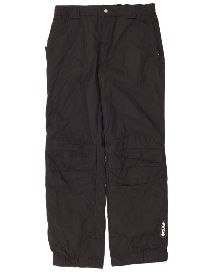 COLMAR Mens Ski Trousers IT 54 Large W34 L34 Black Polyamide