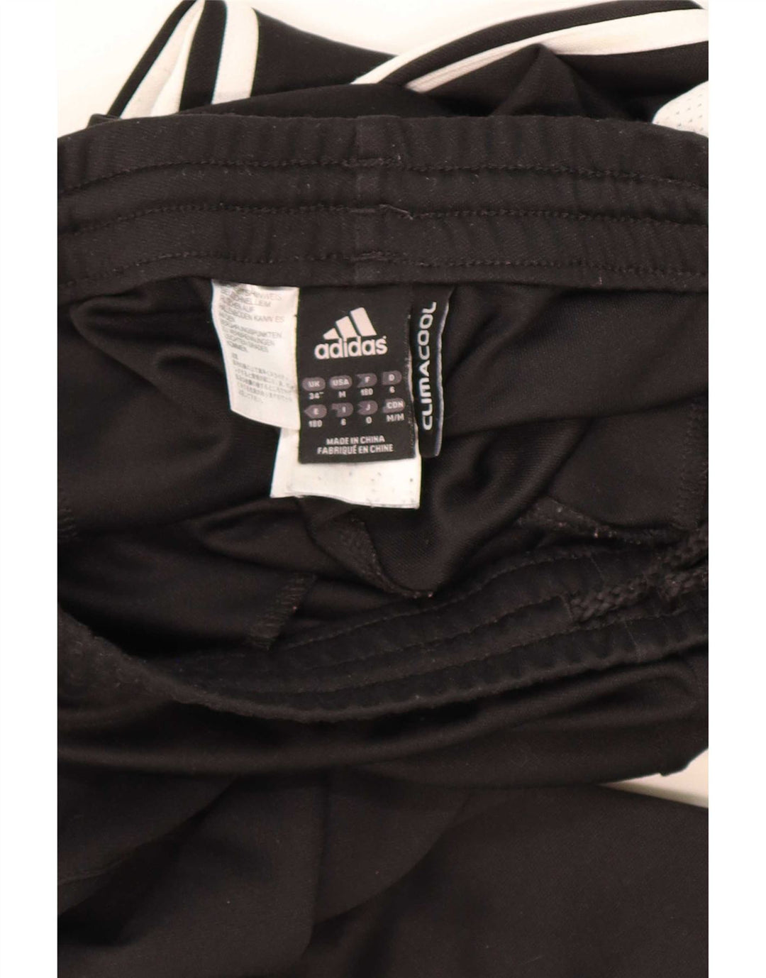 Adidas Mens Climacool Graphic Tracksuit Trousers Large Black Polyester