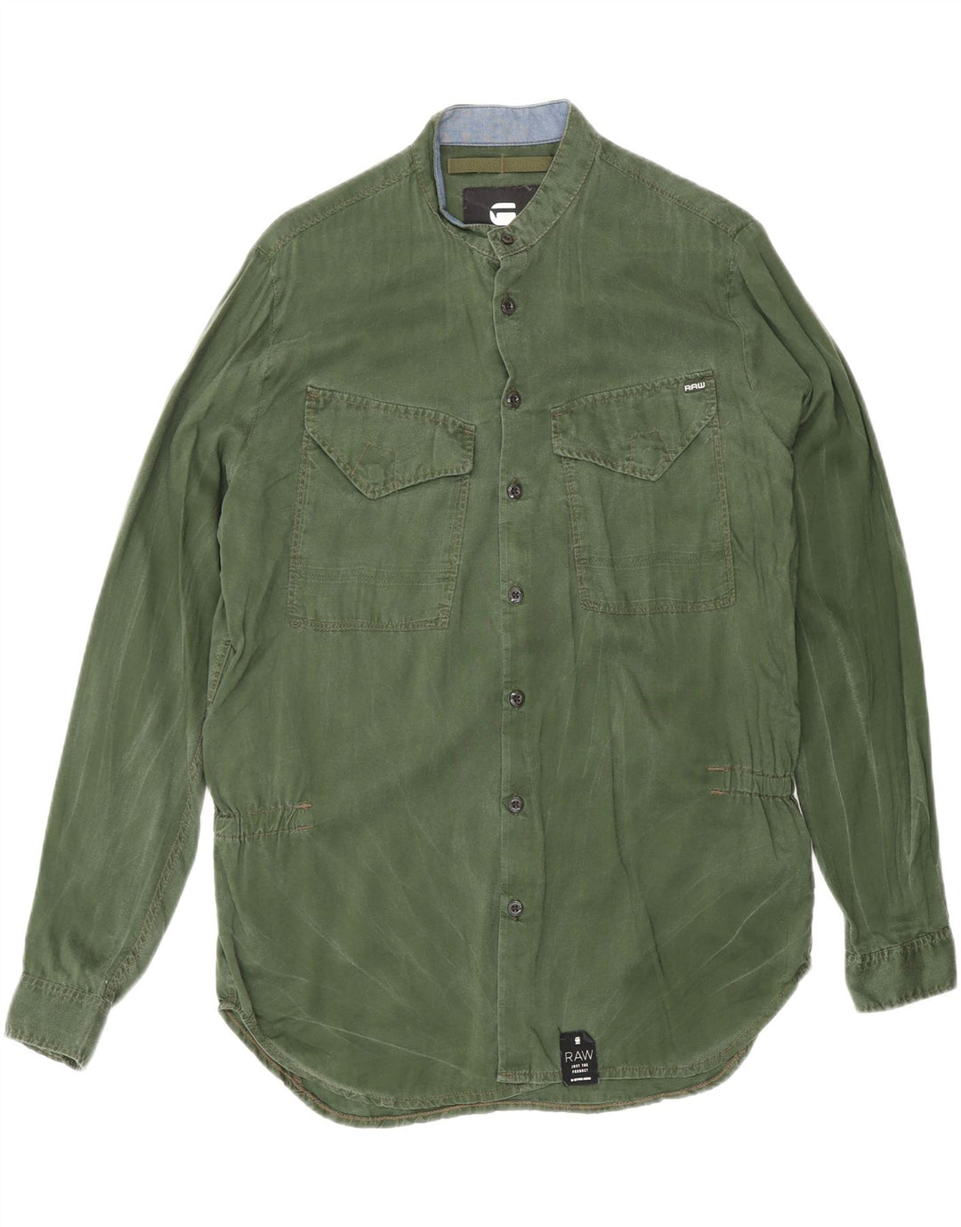 G-STAR Mens Boyfriend Fit Shirt XS Green Cotton