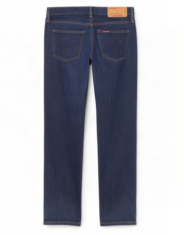 Carrera Mens 700 Straight Jeans W36 L33 Navy Blue Cotton