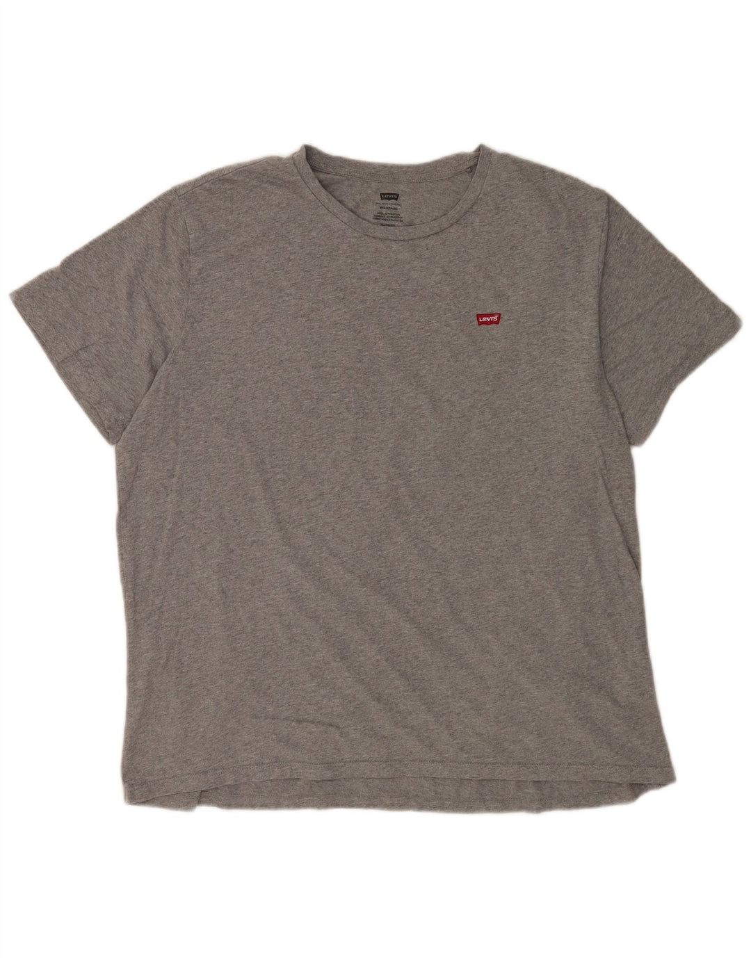 Levi's Mens Standard T-Shirt Top XL Grey Cotton