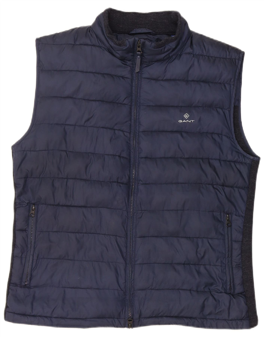 GANT Womens Padded Gilet UK 16 Large Navy Blue