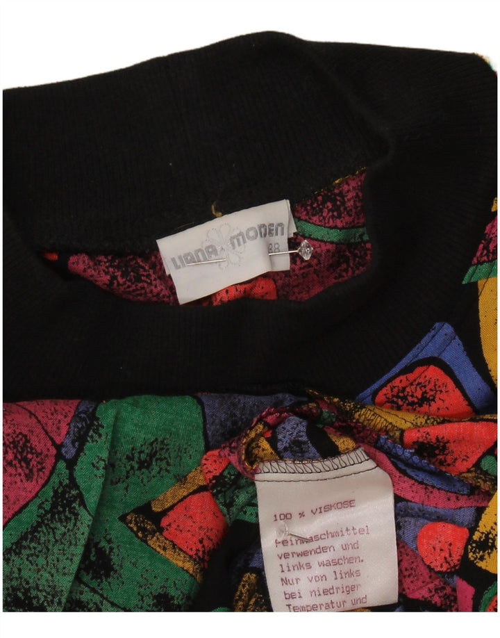 Vintage Womens Drop Waist Dress EU 38 Medium Multicoloured Geometric