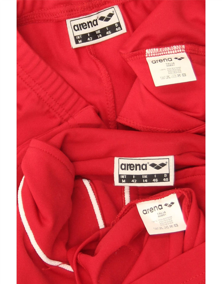Arena Mens Full Tracksuit UK 14 Medium  Red Polyester