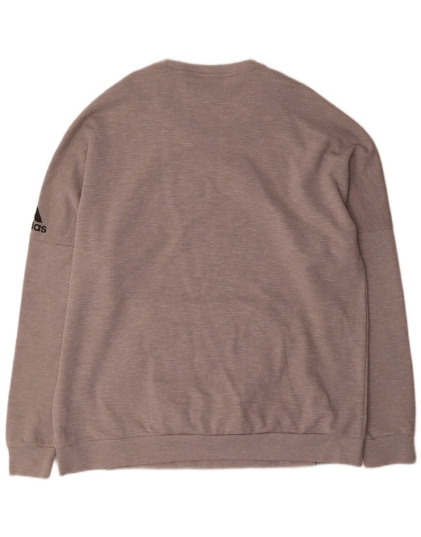 Adidas Mens Sweatshirt Jumper 2XL Grey