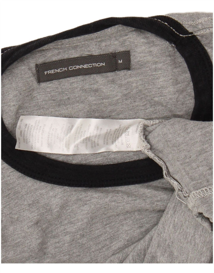 FRENCH CONNECTION Mens T-Shirt Top Medium Grey Cotton