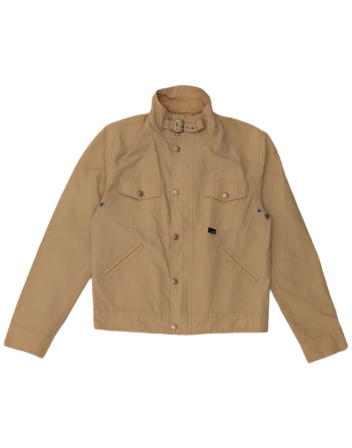 Rifle Mens Heritage Utility Jacket UK 38 Medium Beige Polyester