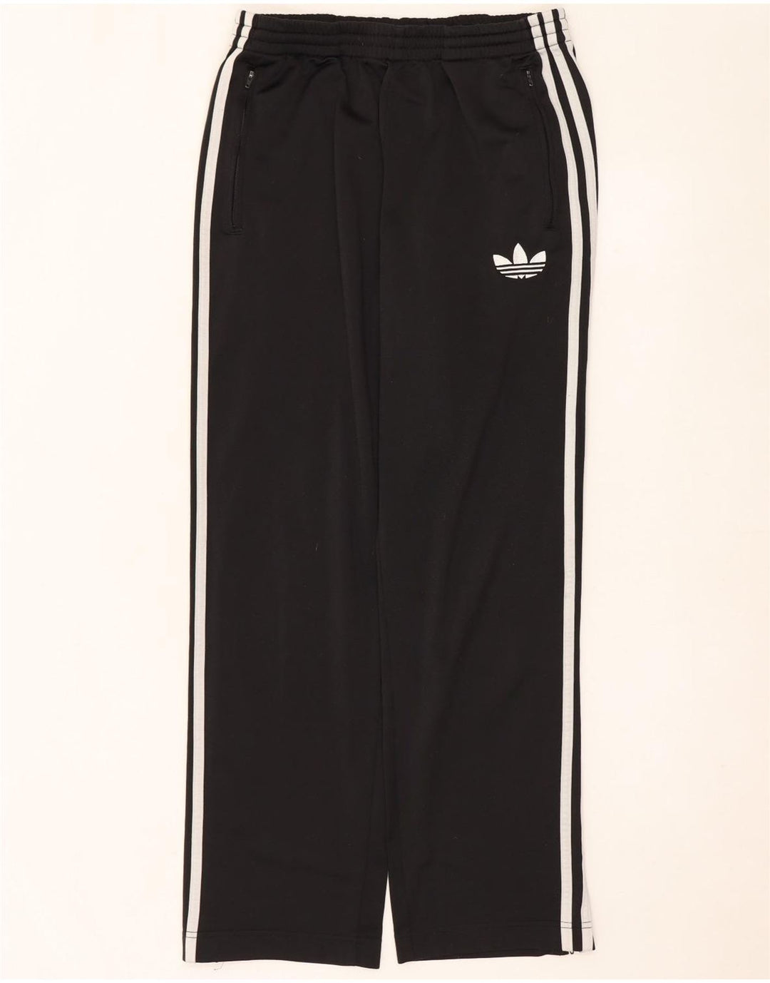 Adidas Mens Tracksuit Trousers Small Black Polyester