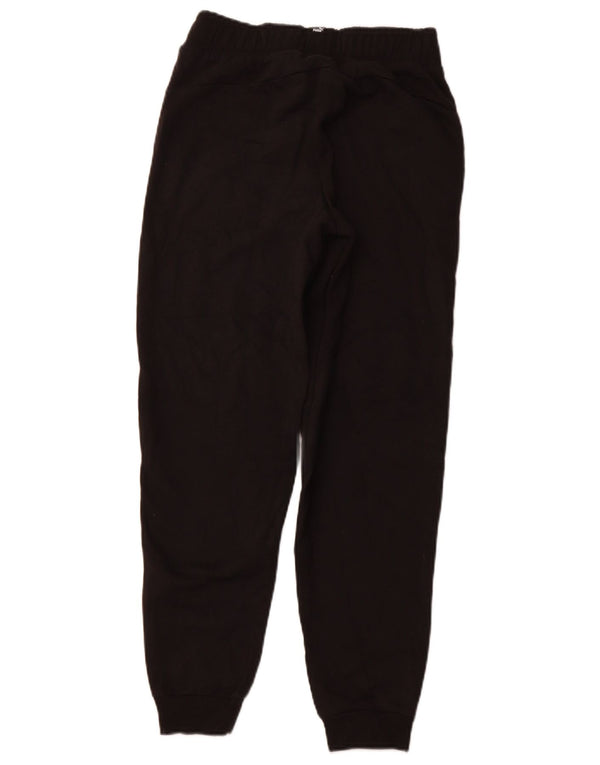 PUMA Boys Tracksuit Trousers Joggers 13-14 Years  Black Cotton