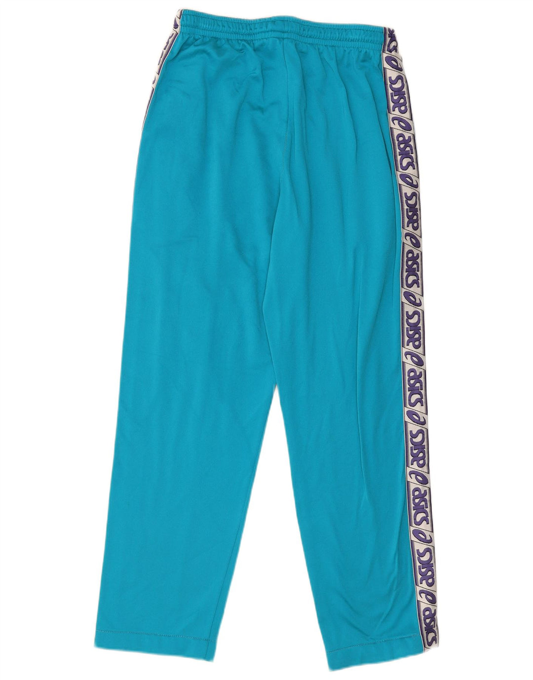 Asics Mens Graphic Tracksuit Trousers Medium Blue Colourblock