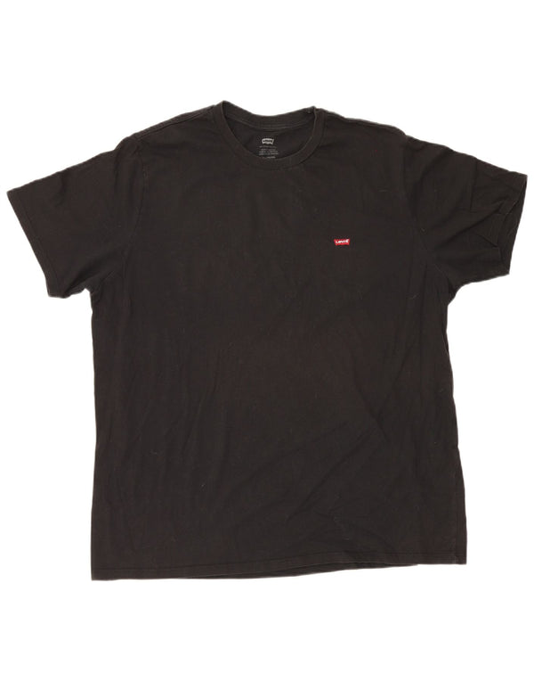 Levi's Mens T-Shirt Top 2XL Black