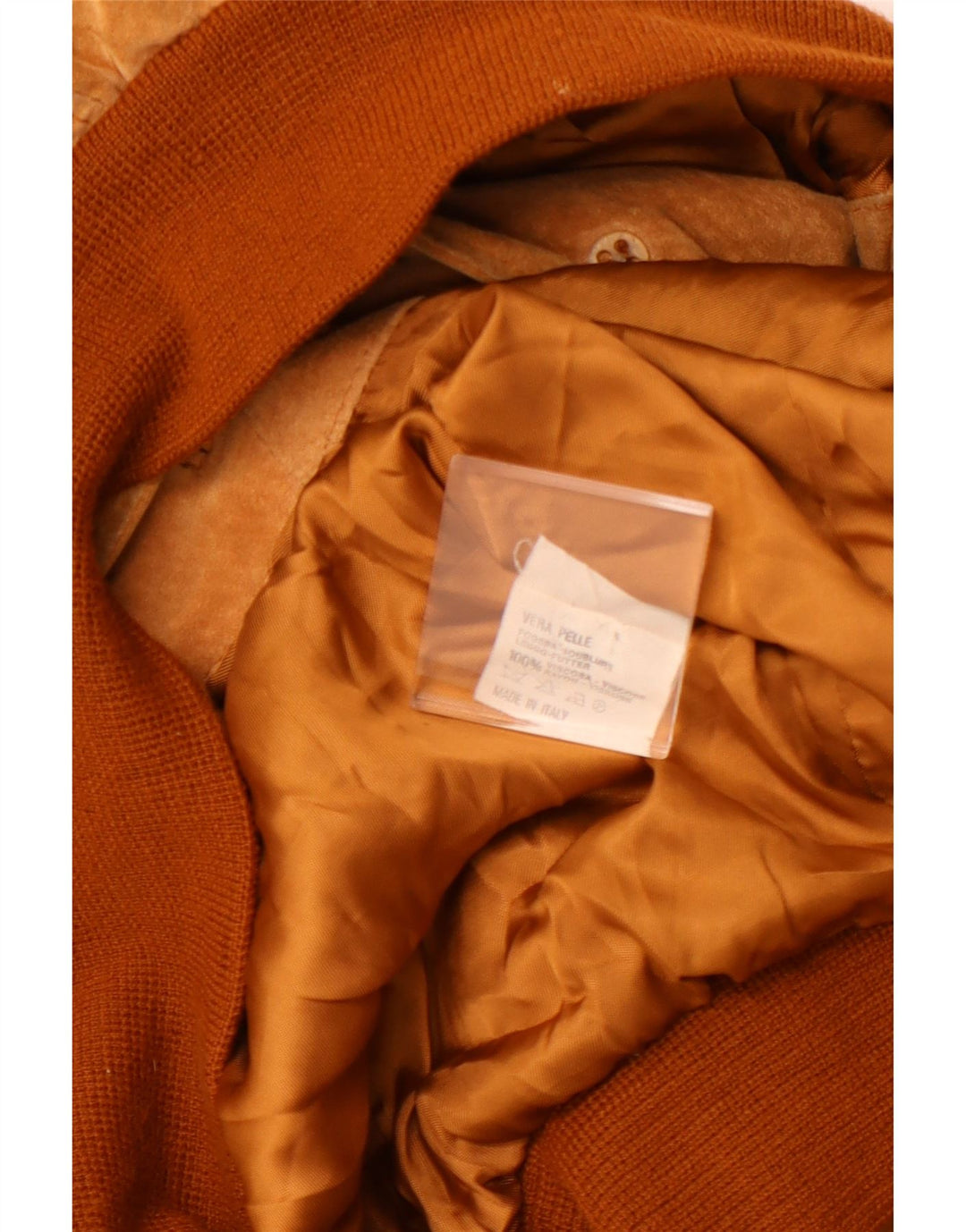 VINTAGE Mens Suede Bomber Jacket UK 42 XL Brown Leather